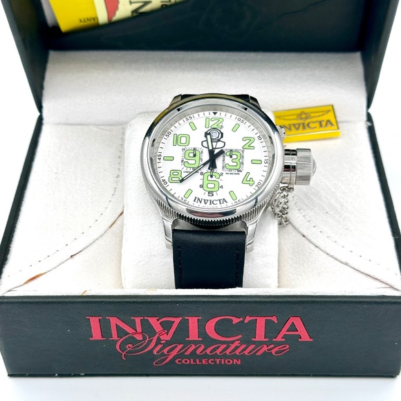 nvicta Men 7001 Signature Collection Russian Diver 52mm Chronograph Watch 100m - Picture 10 of 15